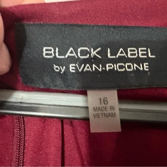 Elegant Velvet Dress in Rich Burgundy​ - Picture 4 of 5